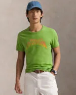 Harley DavidSon - Front Text Back Design T-Shirt - Light Green