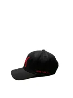 CK Embroidered Classic Cap – Black & Red Edition