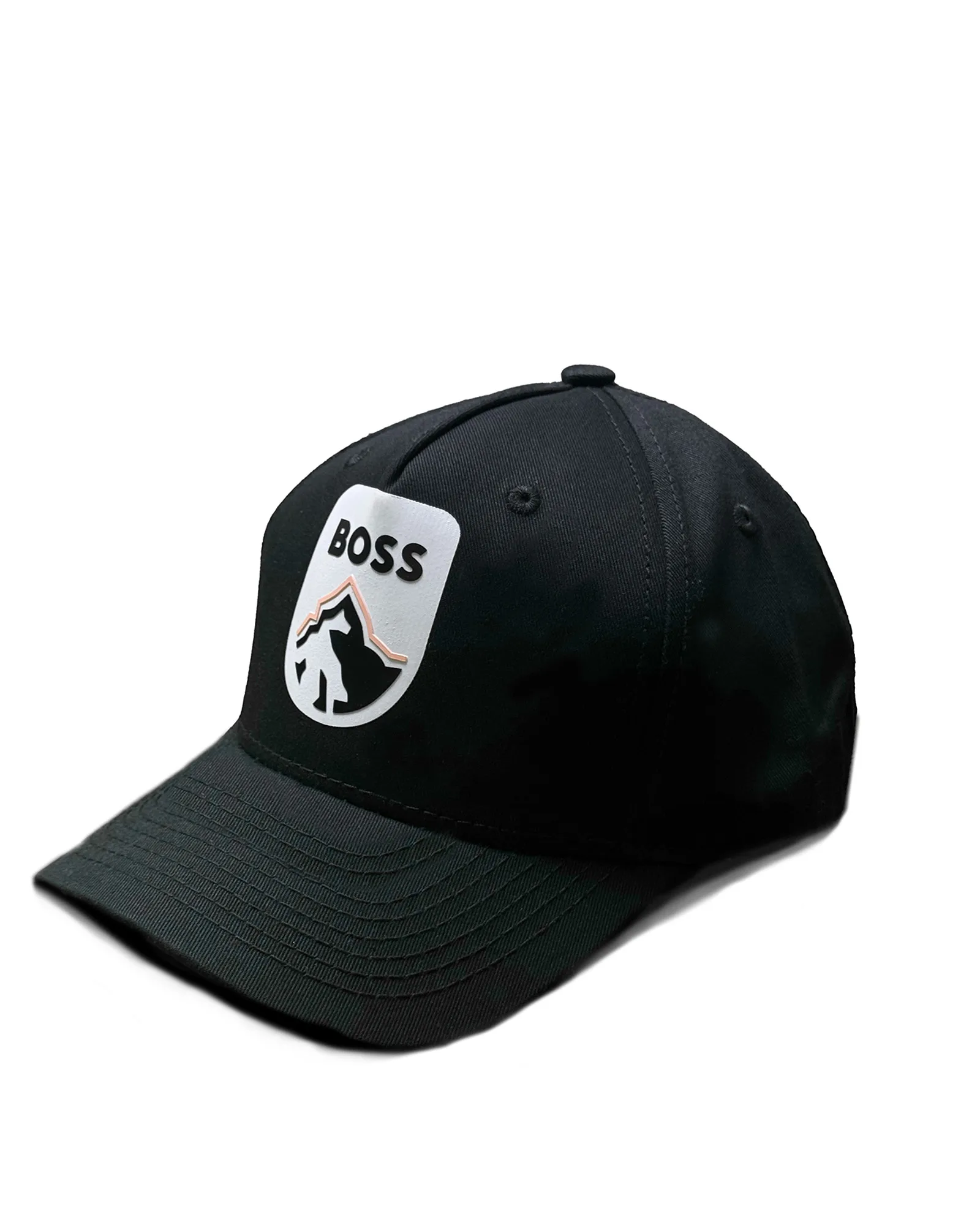 BOSS Mountain Badge Cap – Black Adventure Edition