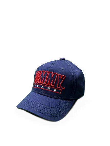 TOMMY JEANS Classic Logo Cap – Black Heritage Edition