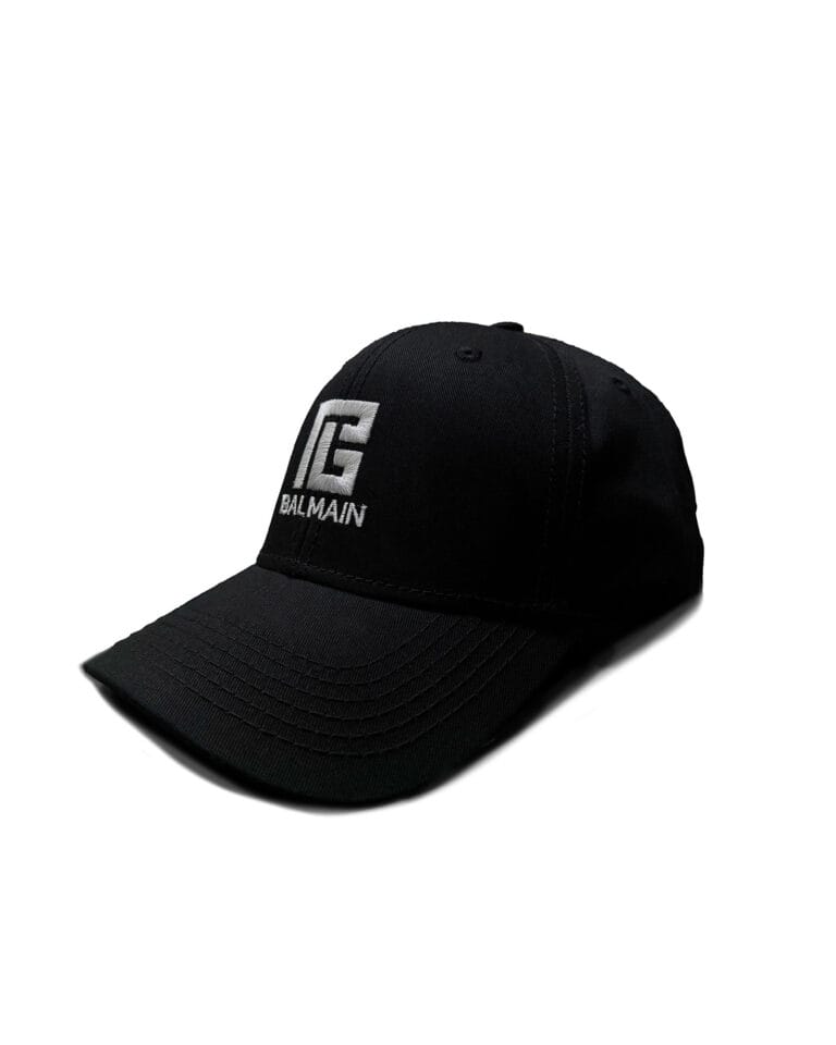 CK Embroidered Classic Cap – Black & Red Edition