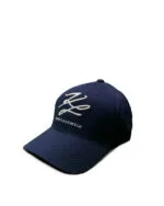 Karl Lagerfeld Navy Cap – Iconic Silhouette Edition